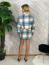 Completo donna scozzese giacca crop & gonna