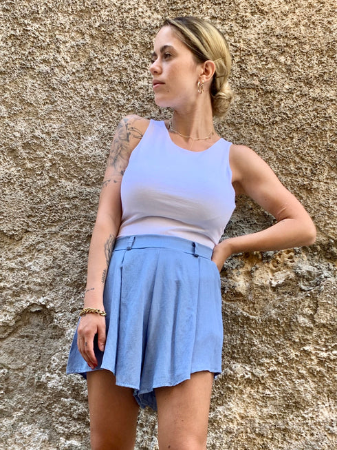 Shorts farfalla in cotone