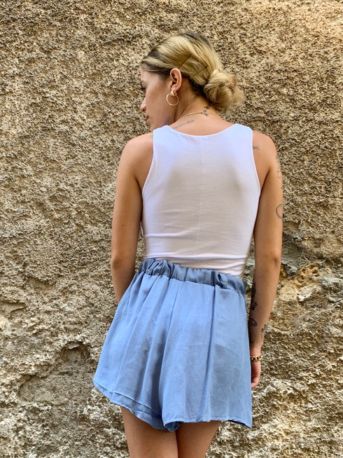 Shorts farfalla in cotone