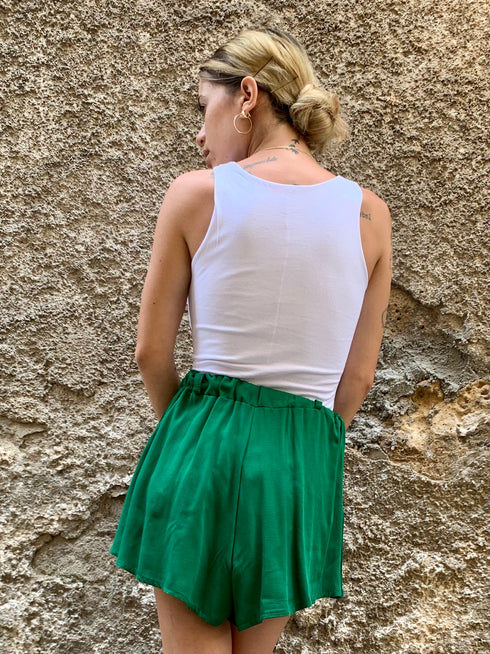 Shorts farfalla in cotone