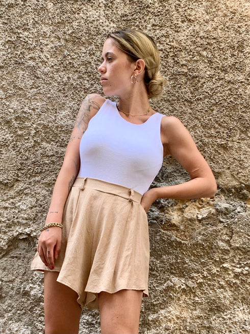 Shorts farfalla in cotone