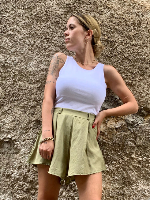 Shorts farfalla in cotone