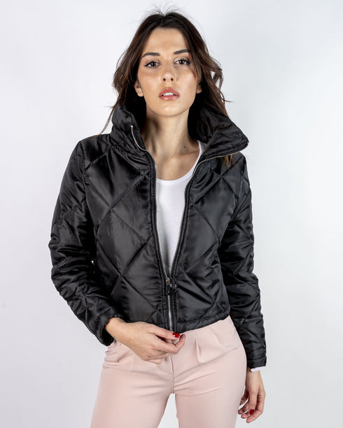 Piumino 100 grammi crop da donna