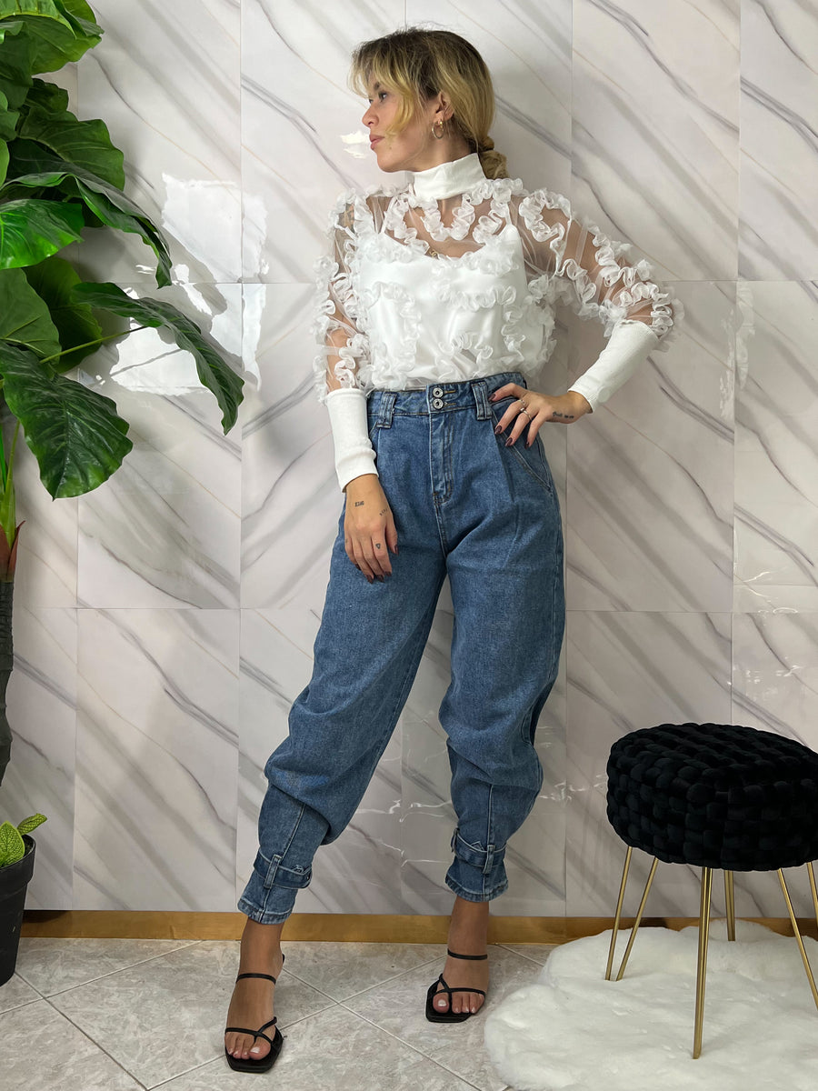 Jeans da donna a vita alta OPS OUTFIT OPS OUTFIT STORE
